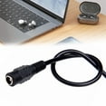 thumbnail image 3 of Necvior Female DC5521mm Power Adapter Plugs Power Supply Cord with 5.5x2.1mm Female Socket, Easy Polarity Identification, 3 of 5