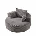 thumbnail image 3 of Sofa individual de espuma Chenille, 55' largo, sin necesidad de ensamblaje, silla moderna y acogedora para salón, dormitorio, sala de estar y sala de proyección (no es una silla giratoria)., 3 of 5