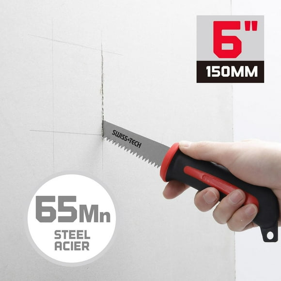 Swiss Tech 6" Wallboard Saw, Durable steel blade