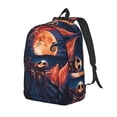 thumbnail image 1 of Goofa The Nightmare Before Christmas Pattern Durable Canvas Daypack - High-Quality Vintage Backpack, Compact & Versatile for Travel and Everyday Use-Small, 1 of 5