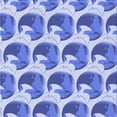thumbnail image 1 of Ahgly Company Machine Washable Indoor Square Transitional Ocean Blue Area Rugs, 5' Square, 1 of 7