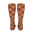 thumbnail image 6 of Pofeuu 70's Retro Print Stockings, Adult Running Hiking Socks for Youth and Adult-One Size, 6 of 8