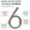 thumbnail image 3 of Mega Handles Outdoor House Numbers | Wall Mounted Numbers for Address | Heavy Duty Metal Numbers, 3 of 8