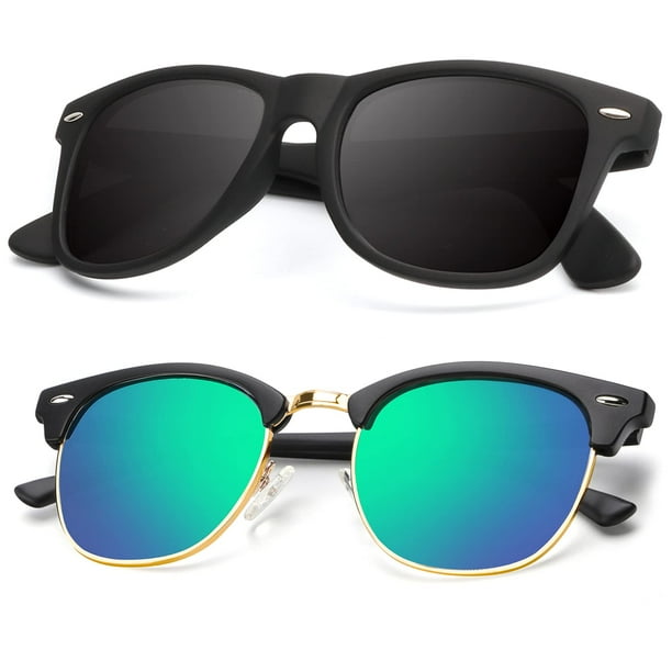 Gafas de sol KALIYADI polarizadas semisin montura que bloquean los rayos UV