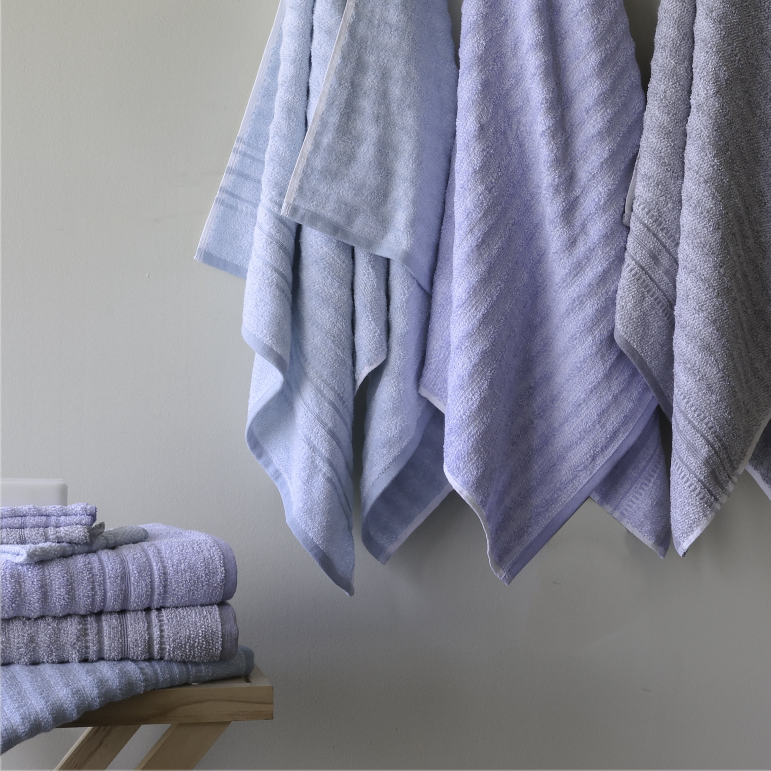 True Hue Bath Towel , Blue