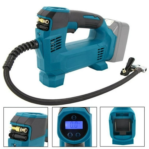 Electric Air Pump for Makita 18V Battery Cordless Air Inflator with LED Lights