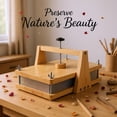 thumbnail image 3 of Wooden Flower Press Kit, 11 x 7.1 in Large Floral Pressing Kit with Accessories, Multi-Layer Herbarium Press for DIY Art & Craft, Plant Specimen, 3 of 8