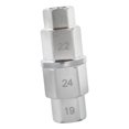 thumbnail image 3 of vortess Hex Axle Tool Carbon Steel Universal Repair Tool Spindle Socket Adapter Tool Silver, 3 of 9