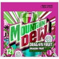 Mountain Dew Soda Dragon Fruit 12 fl oz, 12 Count