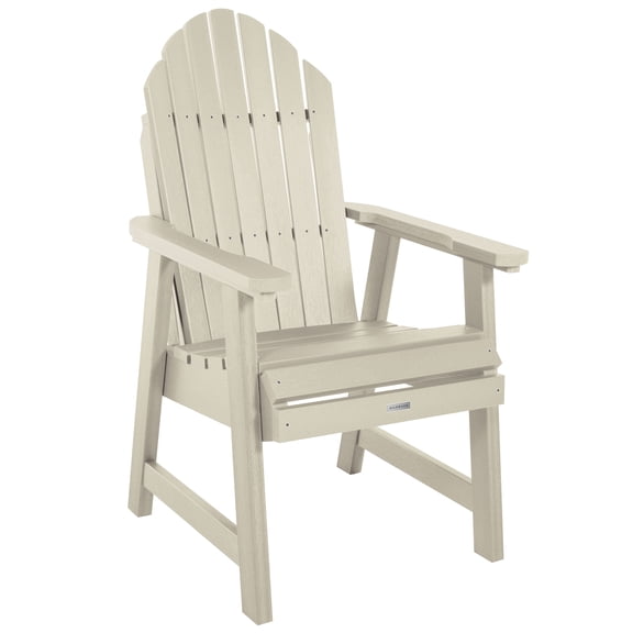Highwood Hamilton Adirondack Deck Chair - Dining Height, Outdoor, Eco-friendly, Synthetic Wood