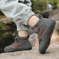 thumbnail image 6 of Stepedia Kids Hiking Boots Wide Toe Boys Girls Hiking Shoes Barefoot Athletic Trekking Shoes, Dark Grey, 6 of 7