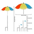 thumbnail image 3 of Umbrellas for Outdoor Plants, Garden Umbrella Shade for Potted and Garden Beds, Provide Shade to âDefend From Blazing Sun, 3 of 9