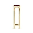 thumbnail image 3 of ANGARA Natural Pear Ruby Solitaire Parallel Split Shank Ring in 14K Yellow Gold for Women (Size-6x4mm) | July Birthstone Jewelry for Her, 3 of 9