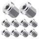 thumbnail image 1 of 10 Tuercas de Espárrago de Batería de 3/8 Pulgada, de Acero Inoxidable, Cerradas para Espárrago Estándar de 3/8 Pulgada., 1 of 5