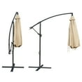 thumbnail image 3 of Kozyard 10 ft. Offset Cantilever Hanging Outdoor Patio Umbrella (120'' Dia x 91''H Beige), 3 of 7