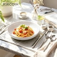 thumbnail image 4 of Kikcoin 20 Pcs Silverware Set for 4, Stainless Steel Flatware Sets, Mirror-Polished Cutlery Utensils, Spoons and Forks for Kitchen, 4 of 9
