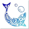 thumbnail image 1 of Plantillas grandes de delfines de 30 x 30 cm, reutilizables, con diseño de criaturas marinas y oceánicas, para decoración de pared del hogar., 1 of 9