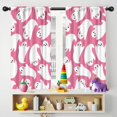 thumbnail image 5 of Blackout Kids Curtains,Cute Ghost Halloween Pattern Childrens Insulated Curtains Set Of 2,Bedroom Essentials,Toddler Room Decor 42"x54", 5 of 5