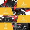 thumbnail image 5 of Lingstar 12V Ride on Car Electric Ride on Toys SUV w/ Remote Control Ride on Truck Spring Suspension Adjustable Speed Bluetooth Audio USB for Age 3+, 5 of 11