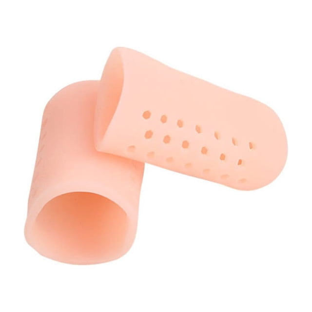 Lefu 2 Pcs Housse de Protection Gel pour Gros Orteil Manchon Tube Ongle Incarné Coussin de Maïs