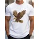 thumbnail image 1 of Camiseta de algodón puro Freedom Eagle para hombre, ajuste cómodo, para adultos, hombres, mujeres, adolescentes y jóvenes., 1 of 5