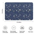 thumbnail image 3 of Dark Blue Celestial Pattern Bathroom Rugs Mat,Non Slip Microfiber Bathroom Rug,Rubber Backing,Soft Bathroom Mats for Bathroom Floor,Tub and Shower,17x27in(43x68cm), 3 of 5