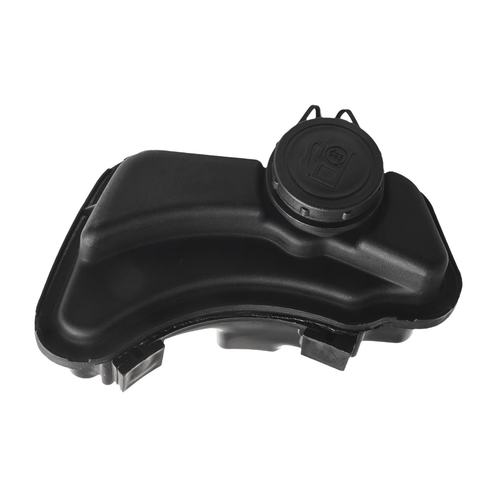 Plastic Fuel Gas Tank 596251 with Cap 596250 for Engine Replacement - Black Durable Container, Secure Seal, Easy Install