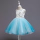 thumbnail image 4 of Vestido de princesa de encaje sin mangas para niña pequeña, ropa de cosplay para fiesta, 4 of 8