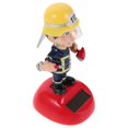 thumbnail image 2 of Firefighter Solar Figure: Solar Powered Dancing Fireman Figurine Car Dashboard Ornament For Office Desktop Home Car Decor, 2 of 3