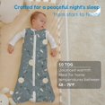 thumbnail image 2 of Saco de dormir Totaha para 15, 18 y 24 meses, 1 tog, suave como la mantequilla, unisex, 2 of 8