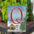 thumbnail image 2 of America Forever Winter Monogram Letter Q Garden Flag Vertical Double Sided 12.5 x 18 inches Christmas Flag, Winter Holiday Seasonal Decor for Outdoor, Yard, Porch, Patriotic Snowman American Flag, 2 of 4