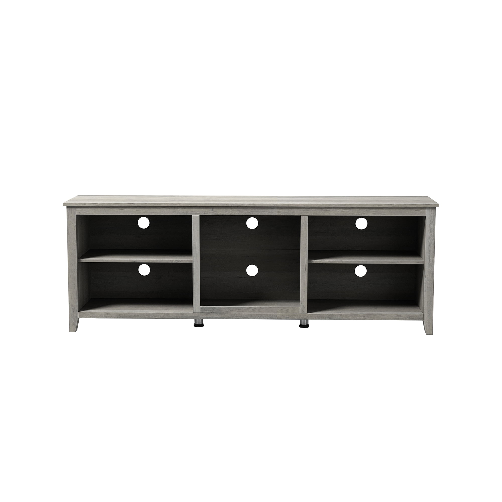Kadyn TV Stand Entertainment Center for TVs up to 78", Grey Walnut TV Cabinet