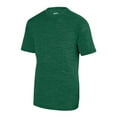 thumbnail image 2 of Augusta Shadow Tonal Heather Training Tee 2900 Dark Green S, 2 of 3