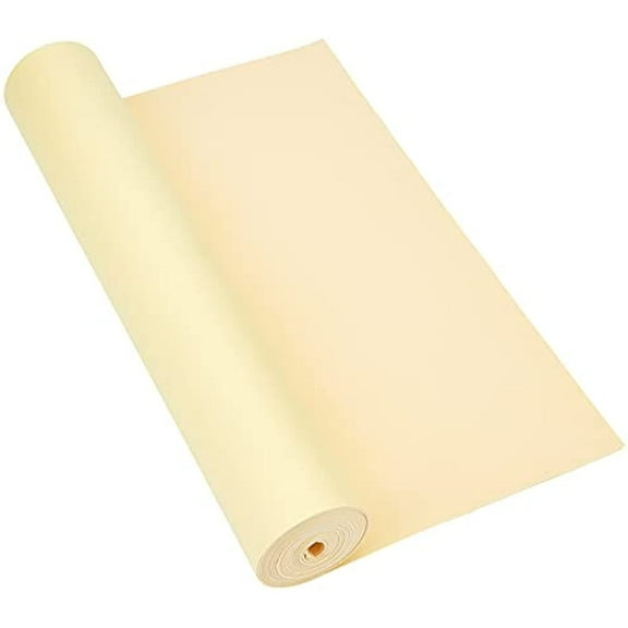 1mm Thick Beige Self-Adhesive EVA Foam Roll 78.7x11.8 Inch for Furniture Protecting, Gap Filling, Costumes and Other Craft Project
