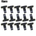 thumbnail image 6 of 15PCS Black Nylon Rocker Moulding Retainer OEM# 51711496621 For BMW Mini Cooper Trim Fastener Clip Car Accessories, 6 of 6