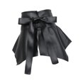 thumbnail image 2 of Cinturón de cintura ancha de las mujeres Cinturón de vestimenta de decoración suave para compras diariamente Negro, 2 of 8
