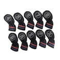 thumbnail image 4 of 10 fundas para cabezas de palos de golf, fundas de cuña, protección decorativa, suministros portátiles, protectores para entusiastas y principiantes. Negro, 4 of 8