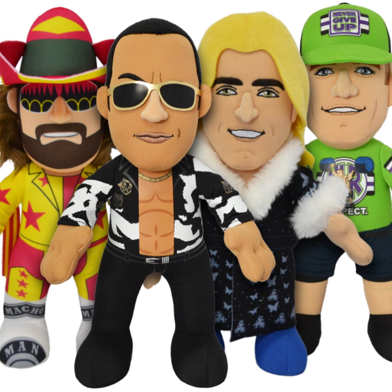 Bleacher Creatures WWE Legends Bundle John Cena, The Rock, Macho Man
