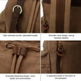 thumbnail image 6 of AUGUR High Capacity Canvas Vintage Backpack 30L -  Laptop Compartment, Unisex, 6 of 13