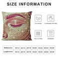 thumbnail image 5 of YINGXI Abstract Pillowcases Pink Art Design Pillow Case Decorative Throw Pillow Cover for Home Sofa Office 18x18in, 5 of 5