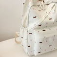 thumbnail image 4 of CUZIBR Large Capacity 3 Piece Backpack For Kids Cute Floral Bow Print School Backpack With Lunch Tote Bag Pencil Case Bookbag For Teen Girls Students Daily School Travel, 4 of 9
