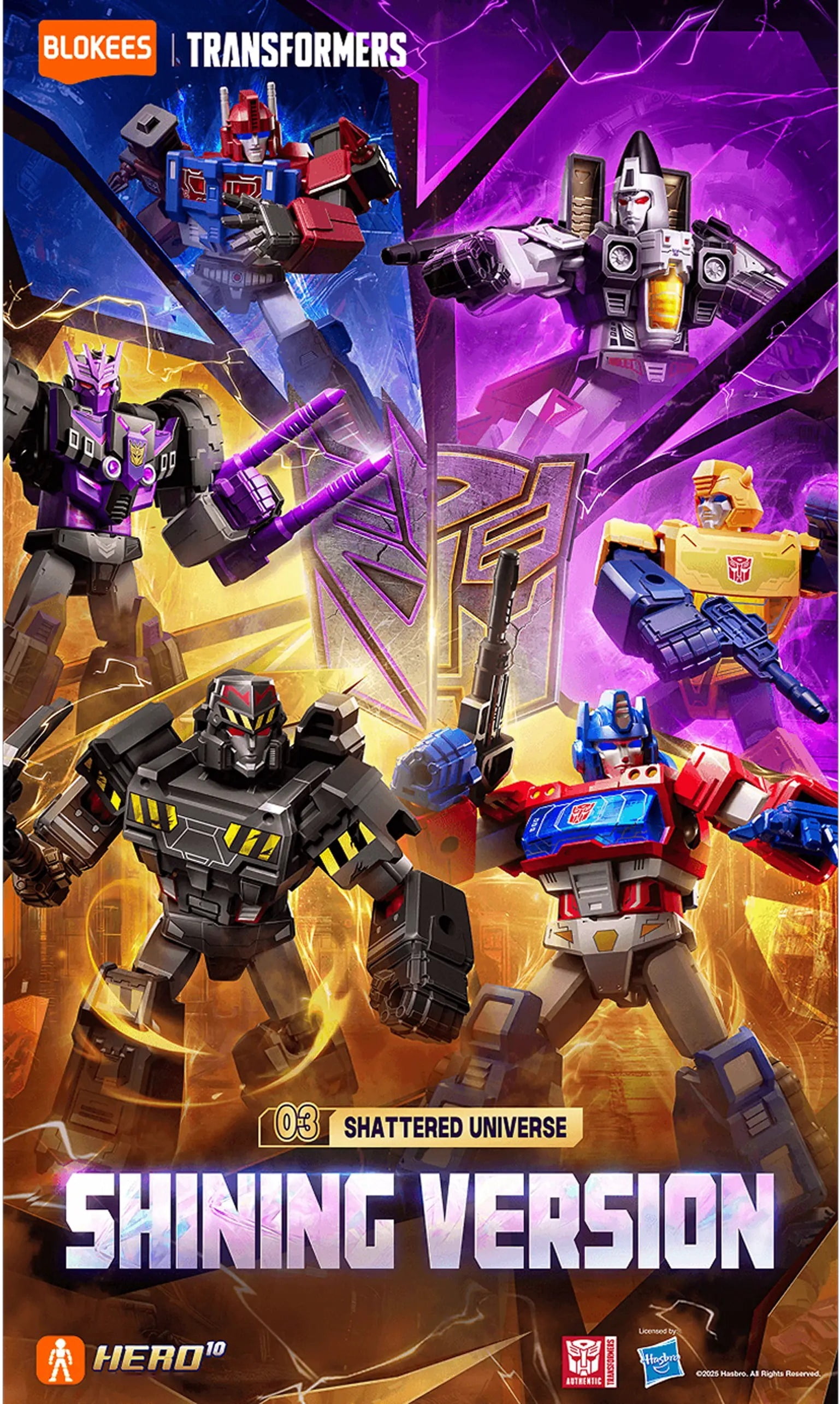 Blokees - Transformers - Shining Version - 03: Shattered Universe 6ct PDQ Display