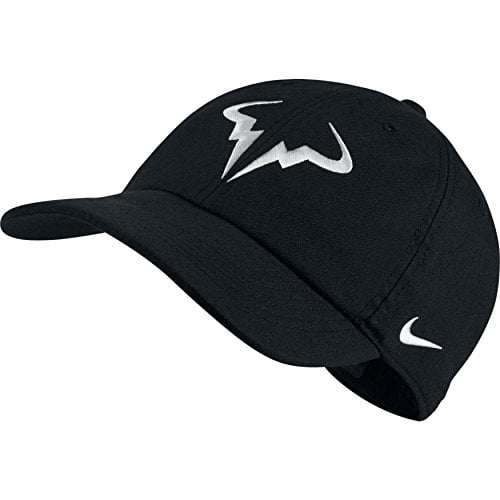 En realidad Constituir pasos Nike Adult Unisex Aerobill Rafa Nadal H86 Tennis Hat Black/White 850666-010  - Walmart.com