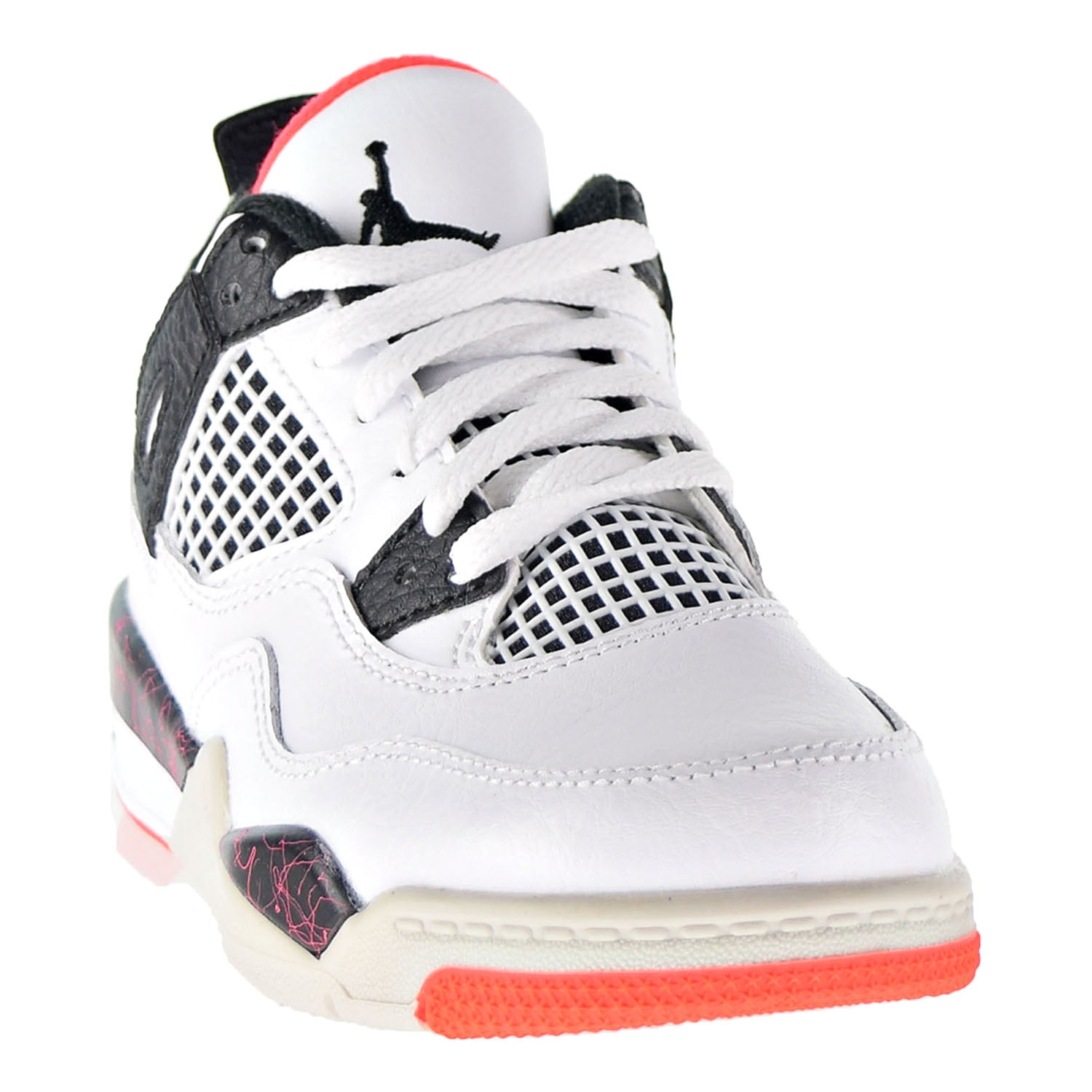 jordan 4 white black bright crimson
