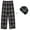 Z3-Black-mens palid pajamas, variant on Pajamas Bottoms for Men Casual Plaid Pjs Pants Big and Tall Soft Sleepwear Comzy Loungewear Fall Sleep Pants with Pocket
