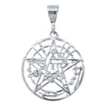 thumbnail image 1 of JOYARIS Dije Tetragramaton Pentagrama Regalo Mujer Hombre Plata 925 DM-0001525, 1 of 3