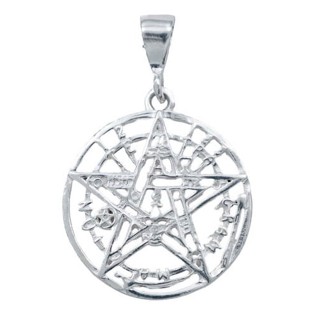 JOYARIS Dije Tetragramaton Pentagrama Regalo Mujer Hombre Plata 925 DM-0001525