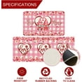 thumbnail image 4 of Valentines Day Kitchen Mat, Valentines Kitchen Rugs, Valentine Gnomes Kitchen Mats for Floor Non Slip Set of 2 Piece Gifts for Home Office Laundry Decorations, 17x29+17x47 Inch, 4 of 6