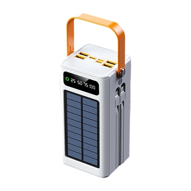 Solar Battery Pack 50mAh Portable External Charger Multiple Protection Lightweight Rugged for Hiking Backpacking Camping Outdoor Travel