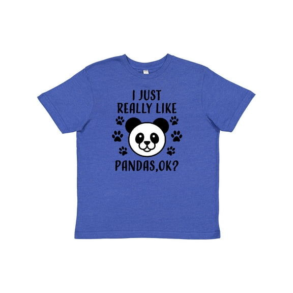 Inktastic I Just Really Like Pandas Youth T-Shirt